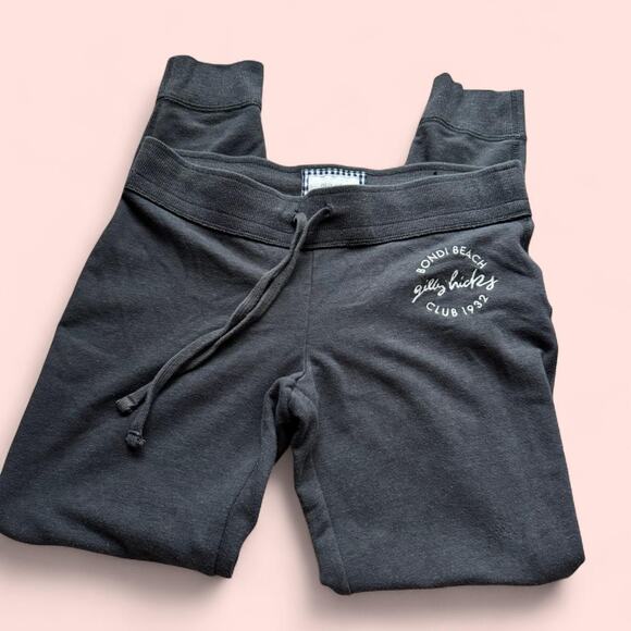 Gilly Hicks Dark Gray Fleece Sweatpants size M - Picture 1 of 4